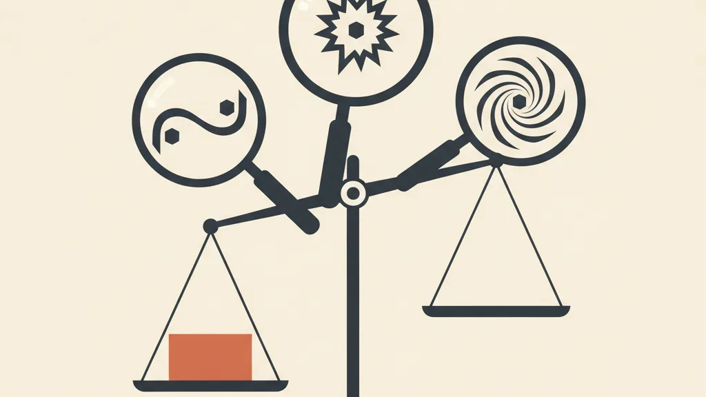 Illustrazione piatta con piu lenti che deformano lo stesso oggetto e una bilancia in primo piano che pesa un blocco solido, metafora delle metriche distorte delle piattaforme contro un'unica misura onesta del profitto.