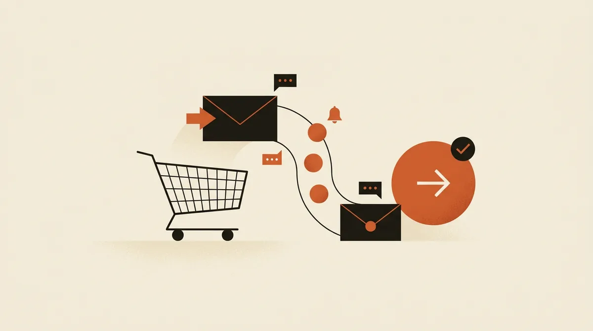 Recupero carrello abbandonato con sequenza email nella lead generation ecommerce