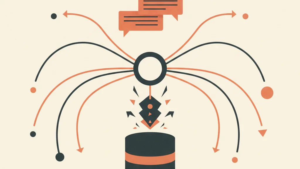 Metafora visiva di un motore di marketing automation composto da dati, trigger, contenuti e canali multipli