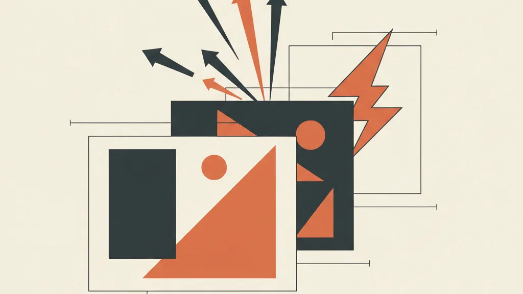 Illustrazione a strati che scompone i primi tre secondi di un video: frame di apertura, movimento e pattern interrupt
