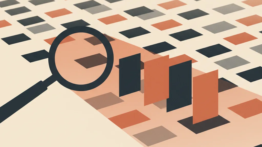 Illustrazione di un sistema che seleziona pochi documenti rilevanti tra migliaia, simbolo della ricerca semantica e del RAG