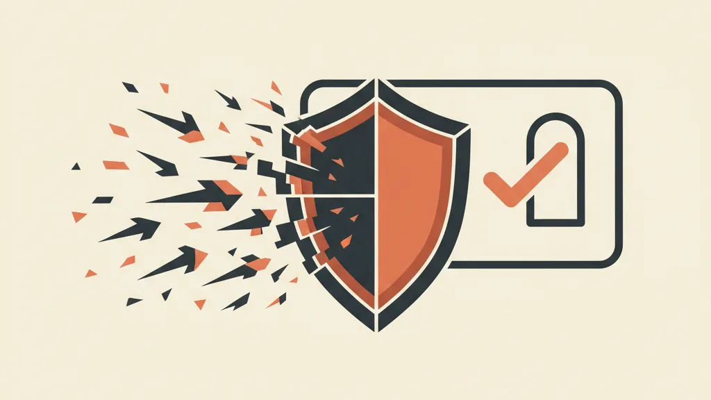 Illustrazione di uno scudo a strati che protegge un modulo web da bot e spam lasciando passare solo un contatto valido